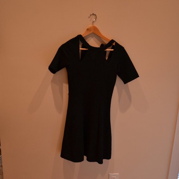 Anthropologie Brand Silence and Noise Black Fun Dress - Picture 1 of 3